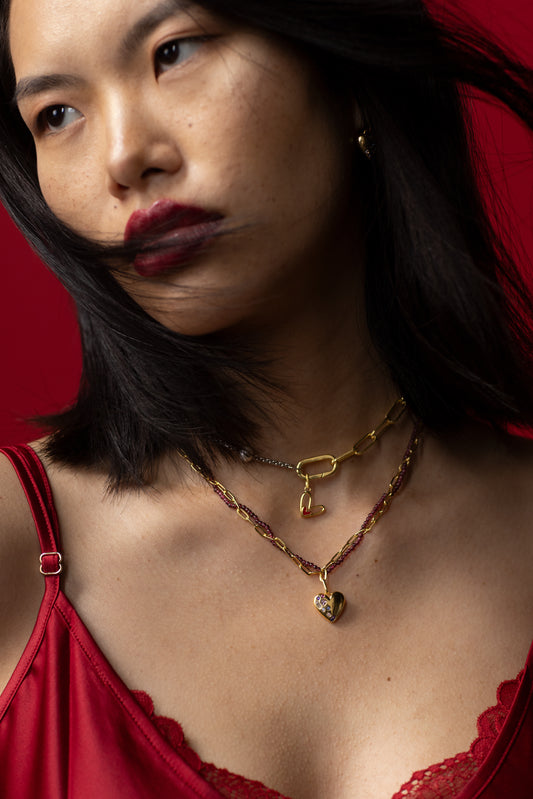 Signature Double Heart Charm